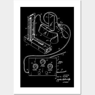 Blood Pressure Taking Device Vintage Patent Hand Drawing Posters and Art